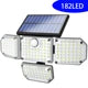 182 LED Solar Lights Outdoor Security Lamp with Ajustable Motion Sensor Spotlights IP65 Waterproof for Pathway Garden